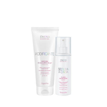 Kit Acidificante + Flu&iacute;do Segura a Onda